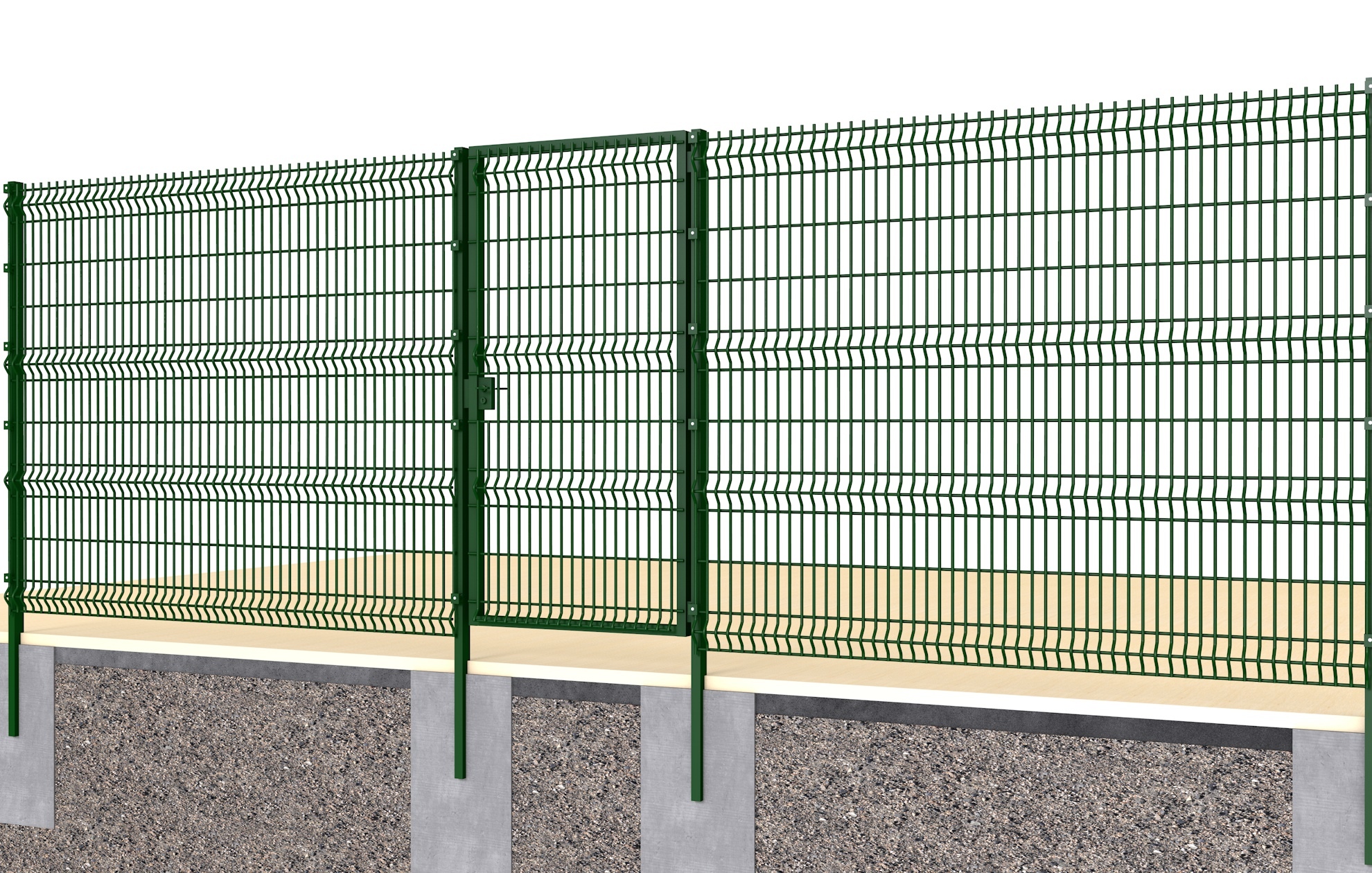 Калитка распашная «VilBau Классик 3D LX»