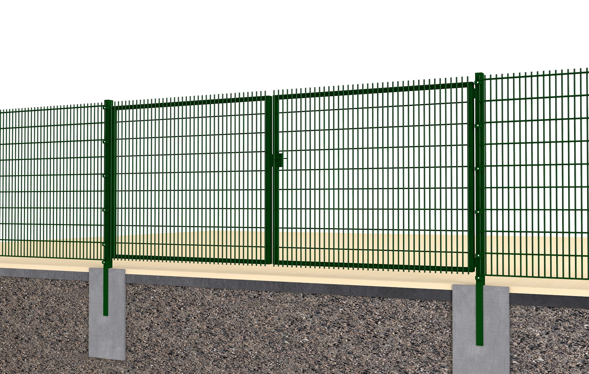 Ворота распашные «VilBau Пром 2D LX»